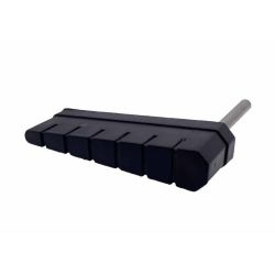 Bally Flipper Bat with Ridges - Black
